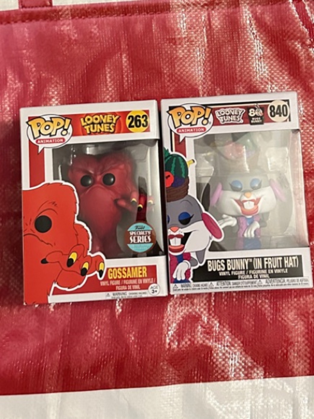 Funko Pop! Looney Tunes Gossamer & Bugs Bunny Duo